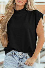 Load image into Gallery viewer, High Neck Cap Sleeve-White