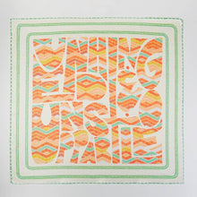 Load image into Gallery viewer, Abstract Tribal Print Square Bandana Scarf: OR
