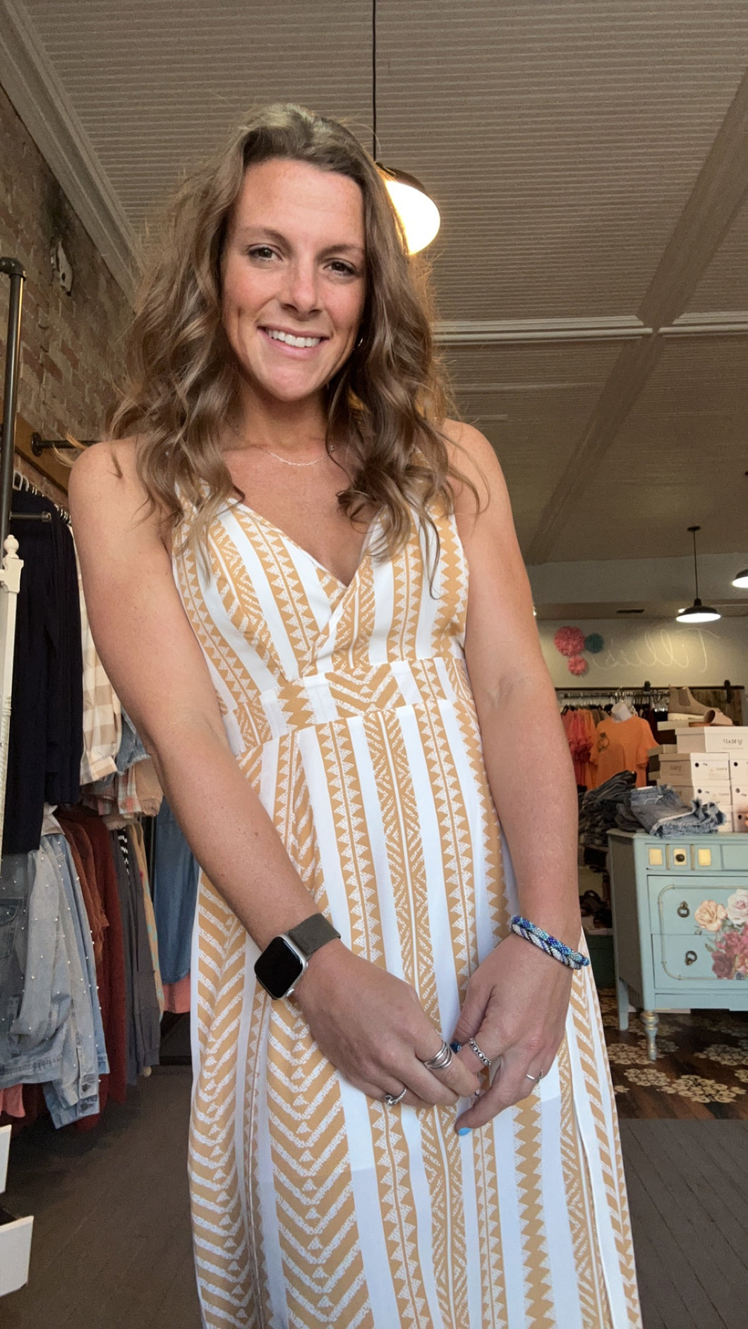 The Jolene Dress-Mustard