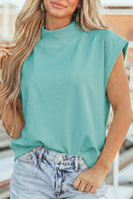 Load image into Gallery viewer, High Neck Cap Sleeve-White