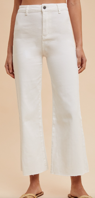 The Shaylene Pants-White