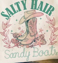 Load image into Gallery viewer, Salty Hair Tank Top-Cream
