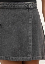 Load image into Gallery viewer, The Winnie Wrap Skirt-Black