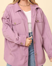 Load image into Gallery viewer, The Dusty Purple Shacket