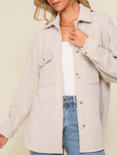 Load image into Gallery viewer, The Cozy Shannon Shacket-Oatmeal