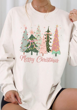 Load image into Gallery viewer, The Merry Christmas Tree Long Sleeve-Natural