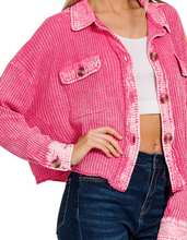 Load image into Gallery viewer, Tis the Season Cardi -Fuchsia