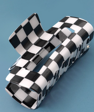 Load image into Gallery viewer, The Checkered Claw Clip