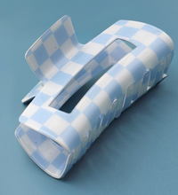 Load image into Gallery viewer, The Checkered Claw Clip