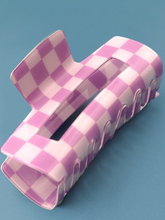 Load image into Gallery viewer, The Checkered Claw Clip