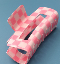 Load image into Gallery viewer, The Checkered Claw Clip