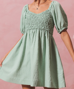 The Jada Dress-Dusty Mint