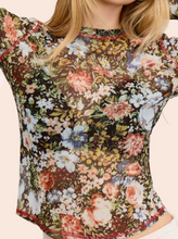 Load image into Gallery viewer, The Journey Mesh Top-Brown