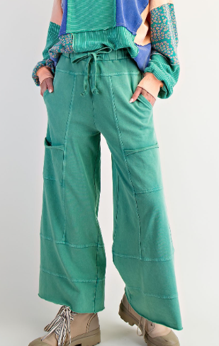The Lazy Day Pants-Evergreen