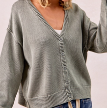 Load image into Gallery viewer, The Vintage Cardi (Comes in Mocha, Olive, &amp; Rust)
