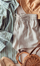 Load image into Gallery viewer, Everyday Drawstring Linen Shorts