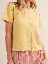 Load image into Gallery viewer, The Butter Cardi-Butter/White
