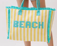 Load image into Gallery viewer, The Beach Bag-Teal or Yellow