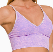 Load image into Gallery viewer, The Seamless Bra-Kelly Green, Lavender, Lt Indigo, &amp; Sleet