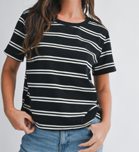 Load image into Gallery viewer, The Kristen Top-Brown &amp; Black