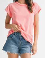 Load image into Gallery viewer, The Ivy Tee-Lemon, Pink, and White