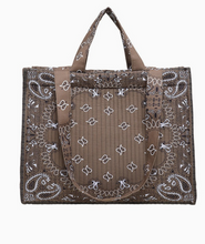 Load image into Gallery viewer, The Paisley Bag-Brown, Green, Blue, Red