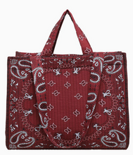 Load image into Gallery viewer, The Paisley Bag-Brown, Green, Blue, Red