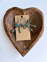 Load image into Gallery viewer, Western Navajo Style Bead Coquette Bow Earrings: PINK