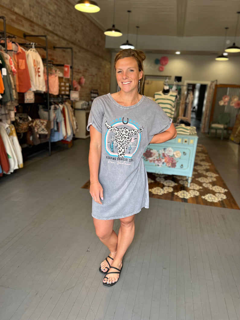 The Western T Shirt Dress