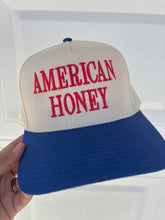 Load image into Gallery viewer, American Honey Embroidered Hat 4th of July 