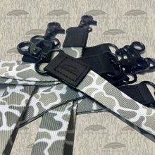 Load image into Gallery viewer, Fly High Lay Low Camo Wrist Lanyard Black