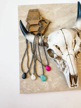 Load image into Gallery viewer, Teardrop Choker: Fuschia Pink