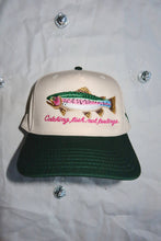 Load image into Gallery viewer, Catching Fish Not Feelings Trucker Hat 