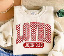 Load image into Gallery viewer, Loved John 3:16 Crew