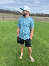 Load image into Gallery viewer, Drift Performance Tee  - Teal Camo