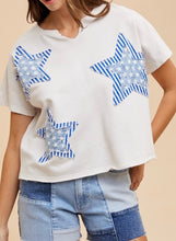 Load image into Gallery viewer, Courtesy of the Red, White, &amp; Blue Top-White