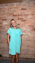 Load image into Gallery viewer, The Colter T Shirt Dress-Mint