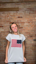 Load image into Gallery viewer, The July 4th Staple-Grey &amp; Ruby