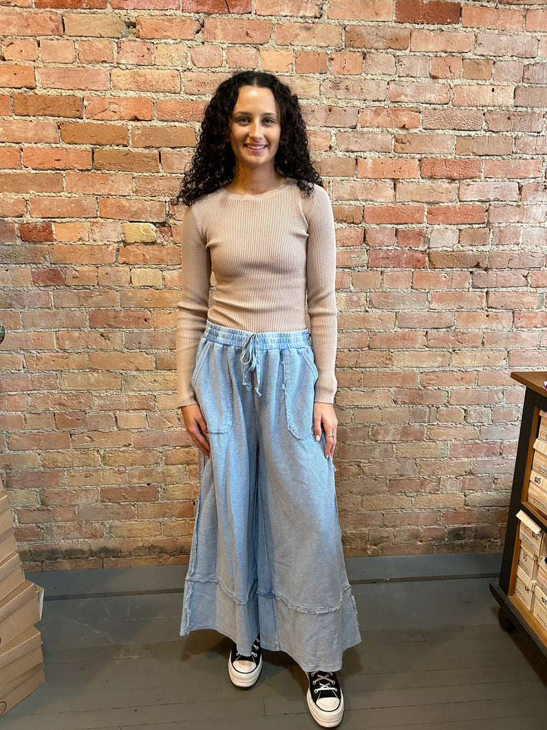 The Lazy Day Pant-Washed Navy
