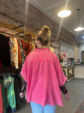 Load image into Gallery viewer, The Heartfelt Gauze Top-Fuchsia