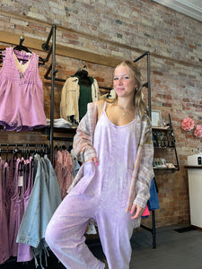 The Sweet Summer Romper-Lavender