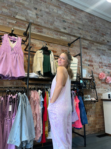 The Sweet Summer Romper-Lavender