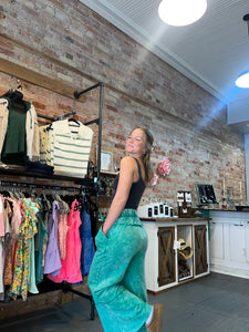 The Lazy Day Pants-Green