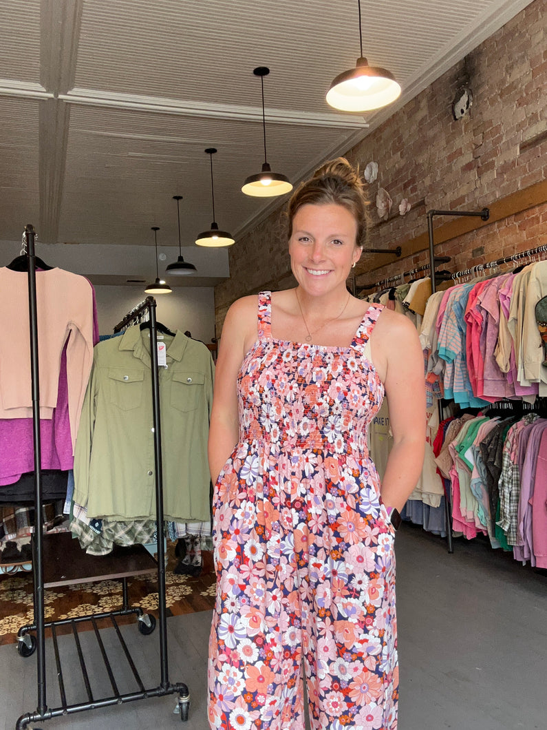 The Nifty Romper-Orange