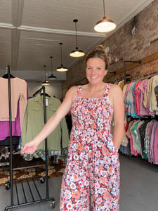 The Nifty Romper-Orange