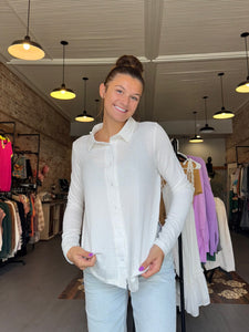 The Spade Top-White