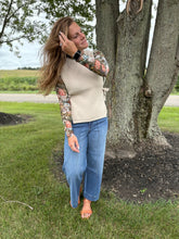 Load image into Gallery viewer, The Acorn Tie Sweater-Sand Biege