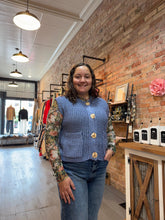 Load image into Gallery viewer, The Crisp Sweater Vest-Blue