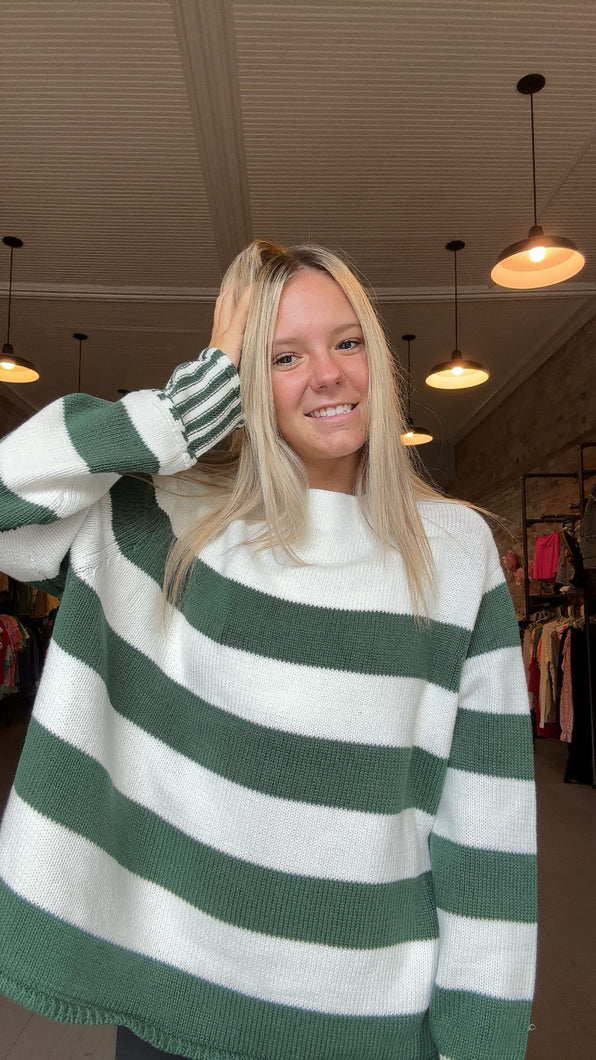 The Maple Sweater-Green