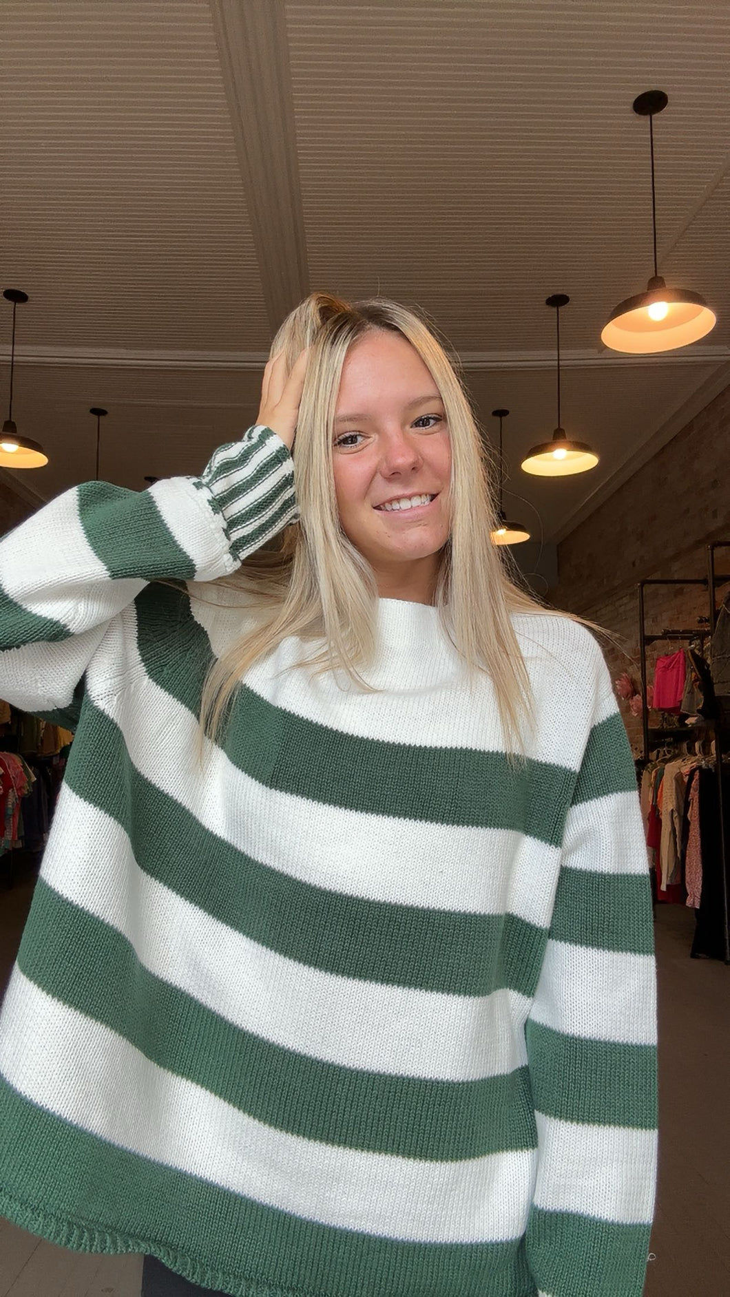 The Maple Sweater-Green